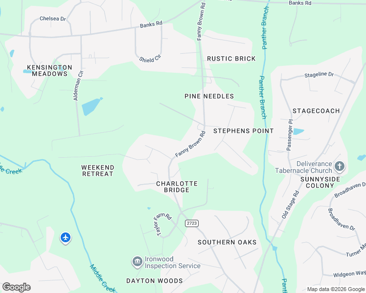 map of restaurants, bars, coffee shops, grocery stores, and more near 10516 Fanny Brown Road in Raleigh