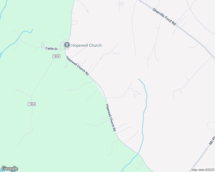 map of restaurants, bars, coffee shops, grocery stores, and more near 2396 Hopewell Church Road in Catawba County