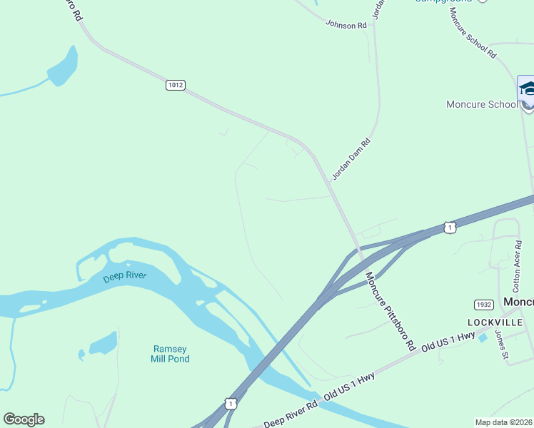 map of restaurants, bars, coffee shops, grocery stores, and more near 219 Ray Blanton Road in Moncure