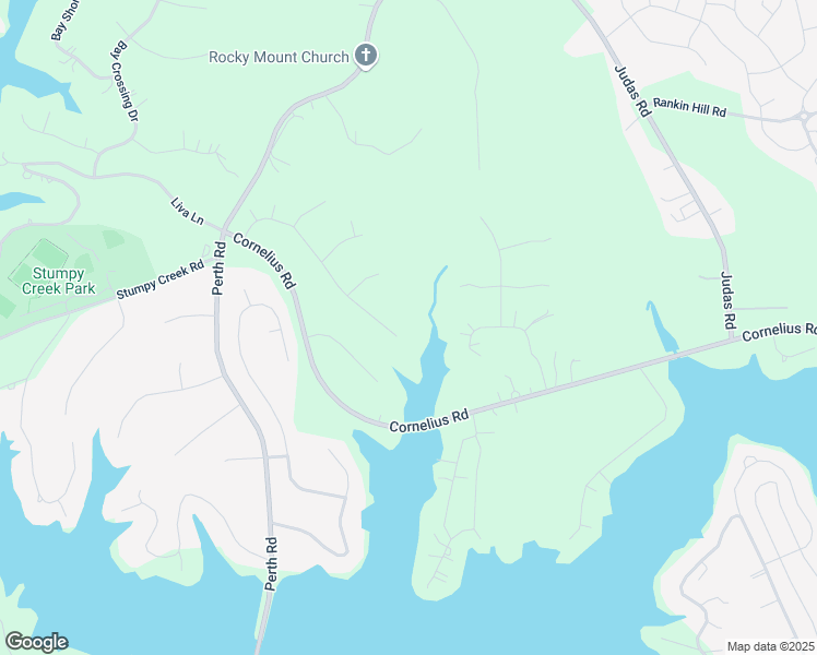 map of restaurants, bars, coffee shops, grocery stores, and more near 225 Creek View Road in Mooresville