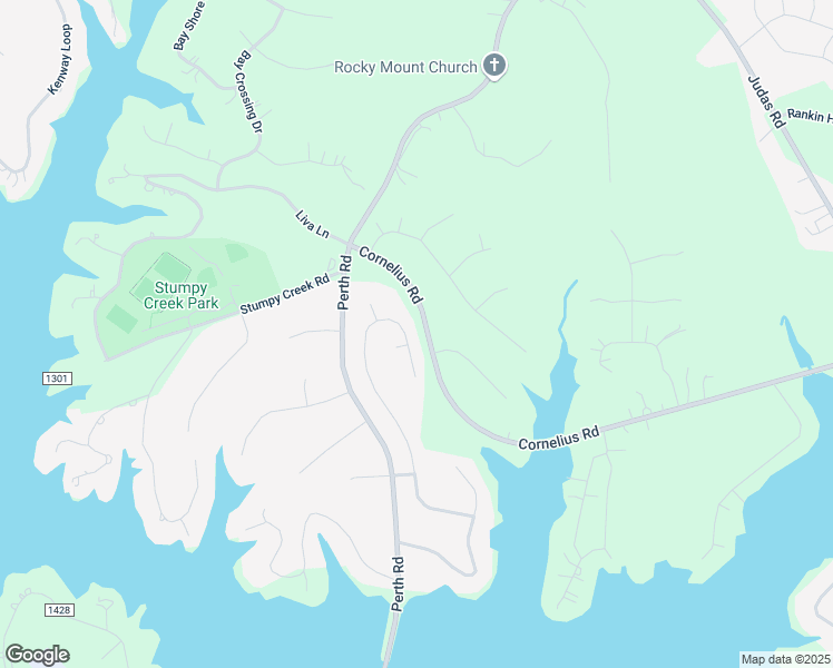 map of restaurants, bars, coffee shops, grocery stores, and more near 257 Harbor Landing Drive in Mooresville
