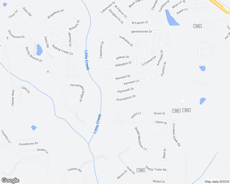 map of restaurants, bars, coffee shops, grocery stores, and more near 239 Plymouth Drive in Clayton