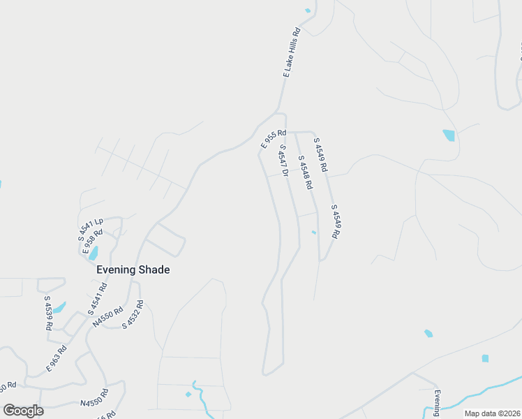 map of restaurants, bars, coffee shops, grocery stores, and more near Unnamed Road in Cookson