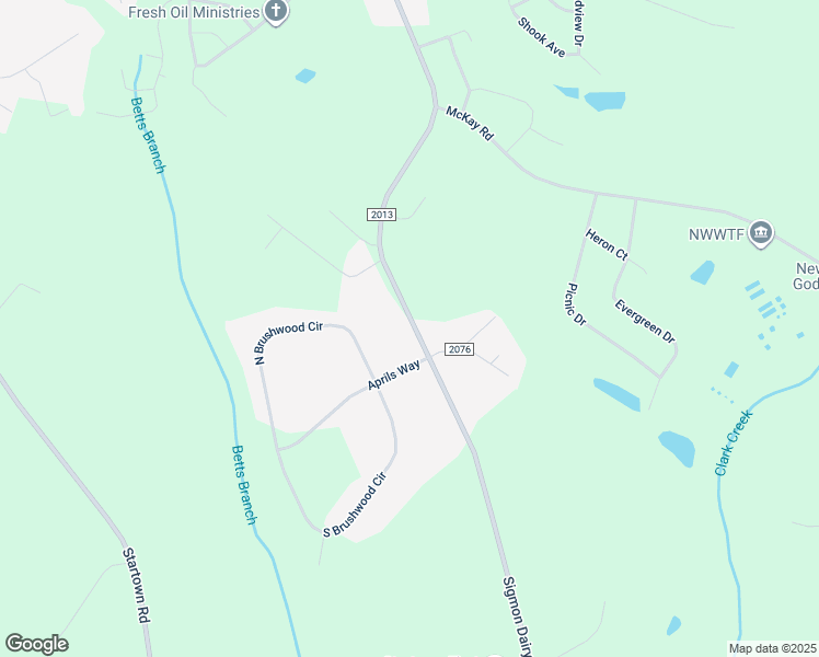 map of restaurants, bars, coffee shops, grocery stores, and more near 2195 Sigmon Dairy Road in Newton