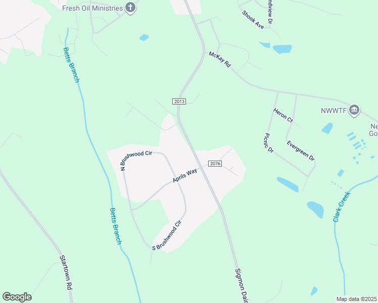 map of restaurants, bars, coffee shops, grocery stores, and more near 2195 Sigmon Dairy Road in Newton