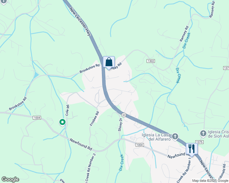 map of restaurants, bars, coffee shops, grocery stores, and more near 22 Blue Ridge Acres Road in Asheville