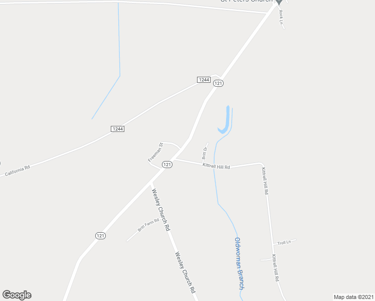 map of restaurants, bars, coffee shops, grocery stores, and more near 2627 North Carolina 121 in Farmville