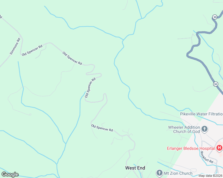 map of restaurants, bars, coffee shops, grocery stores, and more near in Pikeville