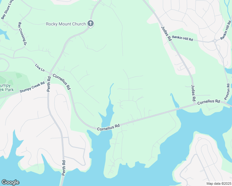 map of restaurants, bars, coffee shops, grocery stores, and more near 123 Julius Lane in Mooresville