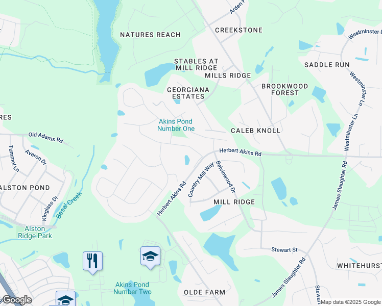 map of restaurants, bars, coffee shops, grocery stores, and more near 115 South Fuquay Avenue in Fuquay Varina