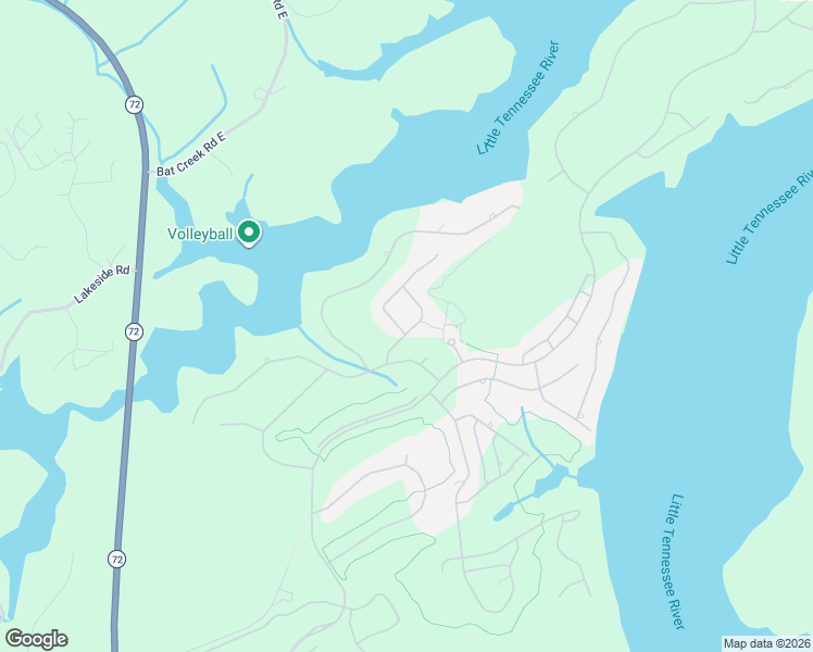 map of restaurants, bars, coffee shops, grocery stores, and more near 112 Heron Court in Vonore