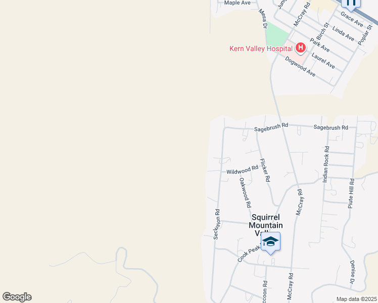 map of restaurants, bars, coffee shops, grocery stores, and more near in Lake Isabella