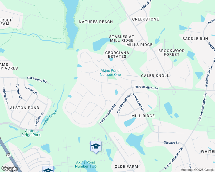 map of restaurants, bars, coffee shops, grocery stores, and more near 143 Sunset Bluffs Drive in Fuquay-Varina