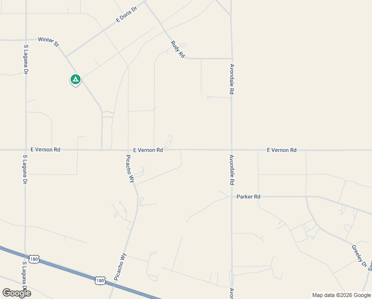 map of restaurants, bars, coffee shops, grocery stores, and more near East Vernon Road in Valle