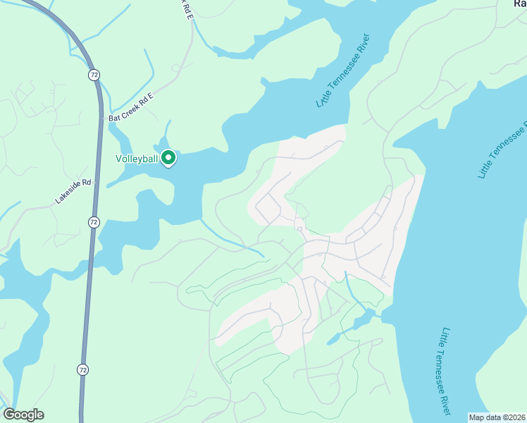 map of restaurants, bars, coffee shops, grocery stores, and more near 112 Heron Court in Vonore