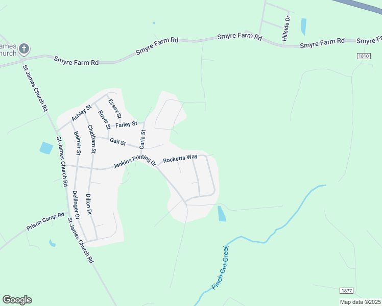map of restaurants, bars, coffee shops, grocery stores, and more near 2070 Rocketts Way in Newton