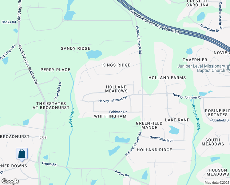 map of restaurants, bars, coffee shops, grocery stores, and more near 1333 Woodline Drive in Raleigh