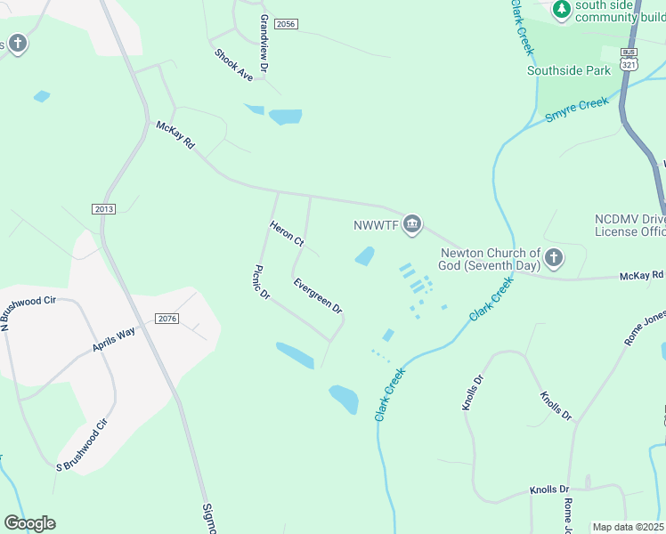 map of restaurants, bars, coffee shops, grocery stores, and more near 1581 Heron Court in Newton