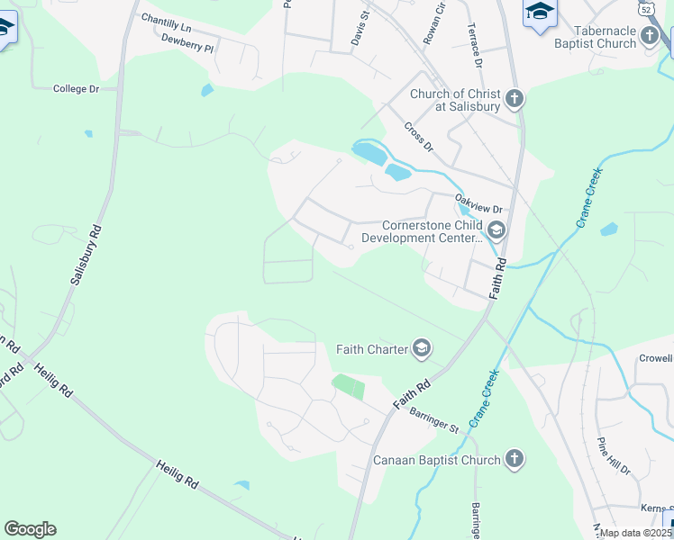 map of restaurants, bars, coffee shops, grocery stores, and more near 464 Scottsdale Drive in Salisbury