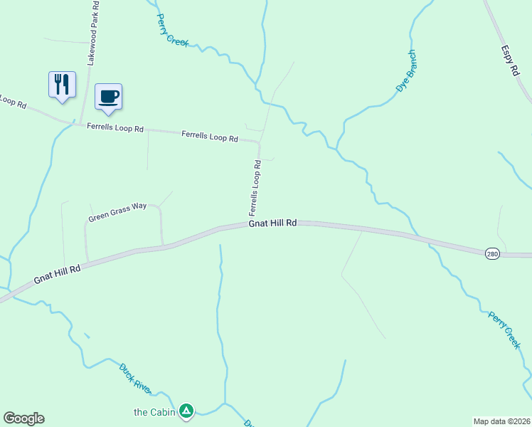 map of restaurants, bars, coffee shops, grocery stores, and more near 72 Ferrells Loop Road in Manchester
