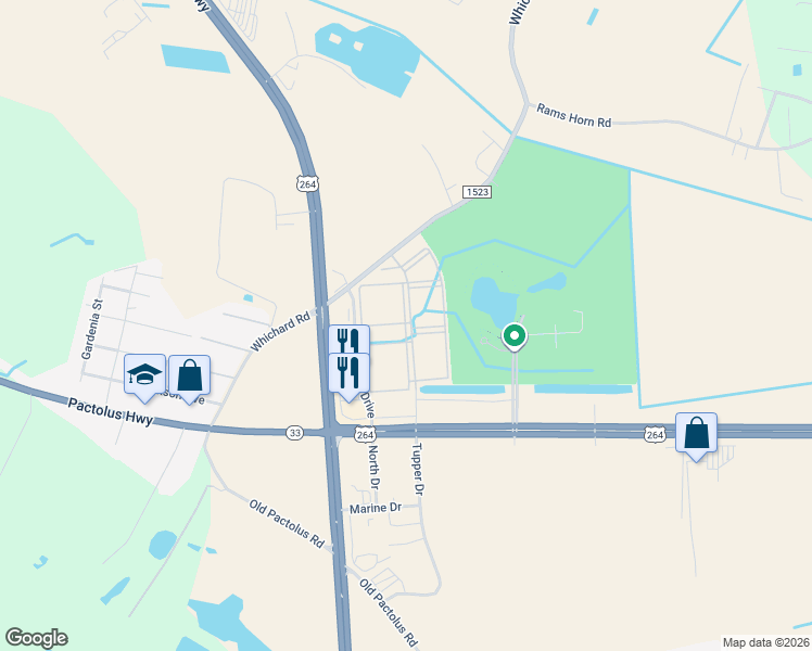 map of restaurants, bars, coffee shops, grocery stores, and more near 3960 Bostic Dr in Greenville