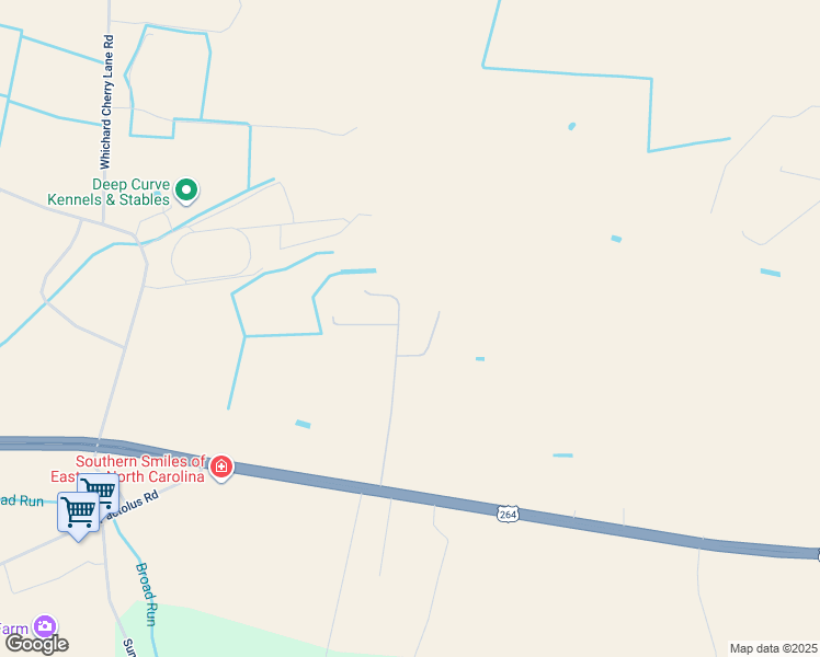 map of restaurants, bars, coffee shops, grocery stores, and more near 818 Tripp Farms Lane in Greenville