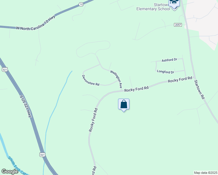 map of restaurants, bars, coffee shops, grocery stores, and more near 2733 Devonshire Road in Newton