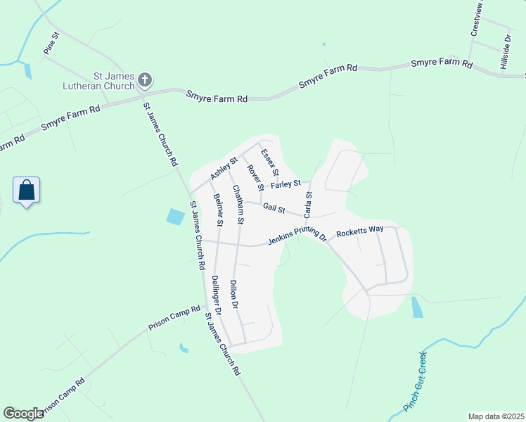 map of restaurants, bars, coffee shops, grocery stores, and more near 1859 Gail St in Newton