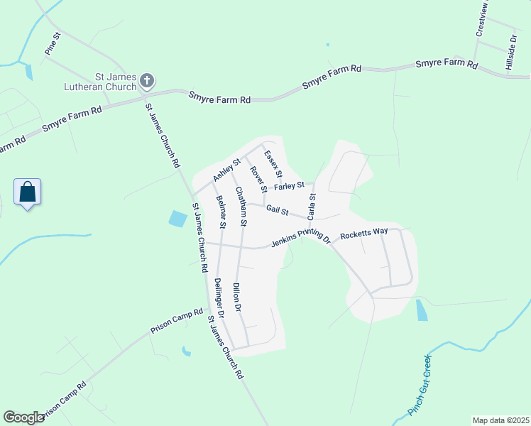 map of restaurants, bars, coffee shops, grocery stores, and more near 1859 Gail St in Newton