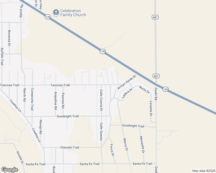 map of restaurants, bars, coffee shops, grocery stores, and more near 200 Jose Poco Street in Fritch
