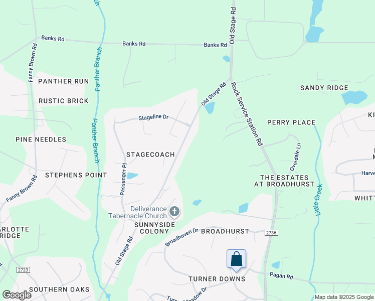 map of restaurants, bars, coffee shops, grocery stores, and more near 10401 Old Stage Road in Raleigh