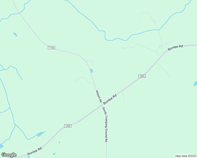 map of restaurants, bars, coffee shops, grocery stores, and more near 7383 Airport Road in Bear Creek