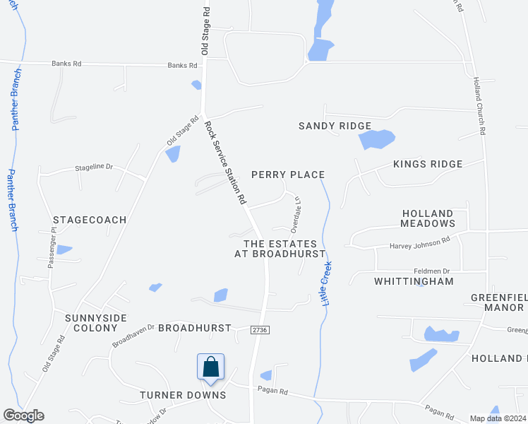 map of restaurants, bars, coffee shops, grocery stores, and more near 1033 Panther Hill Lane in Raleigh