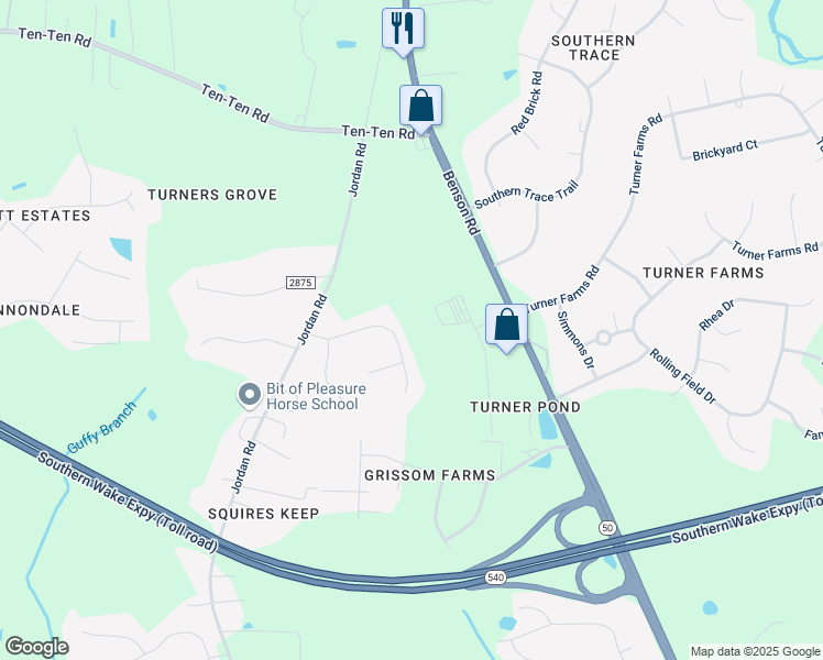 map of restaurants, bars, coffee shops, grocery stores, and more near 1041 Sky Wave Trail in Raleigh