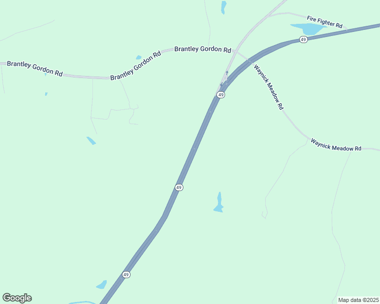 map of restaurants, bars, coffee shops, grocery stores, and more near 6694 Highway 49 in Denton
