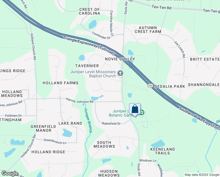 map of restaurants, bars, coffee shops, grocery stores, and more near 1020 Tavernier Knoll Lane in Raleigh