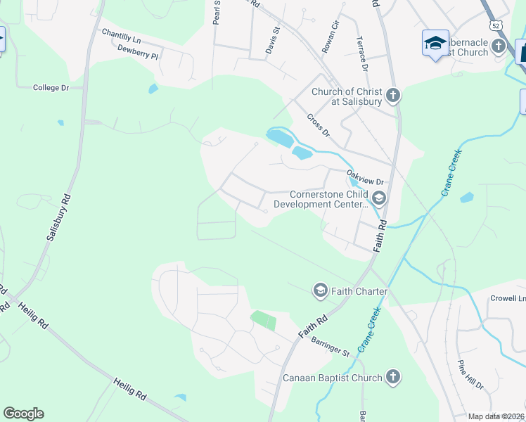 map of restaurants, bars, coffee shops, grocery stores, and more near 464 Scottsdale Drive in Salisbury