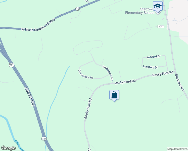 map of restaurants, bars, coffee shops, grocery stores, and more near 2772 Devonshire Road in Newton