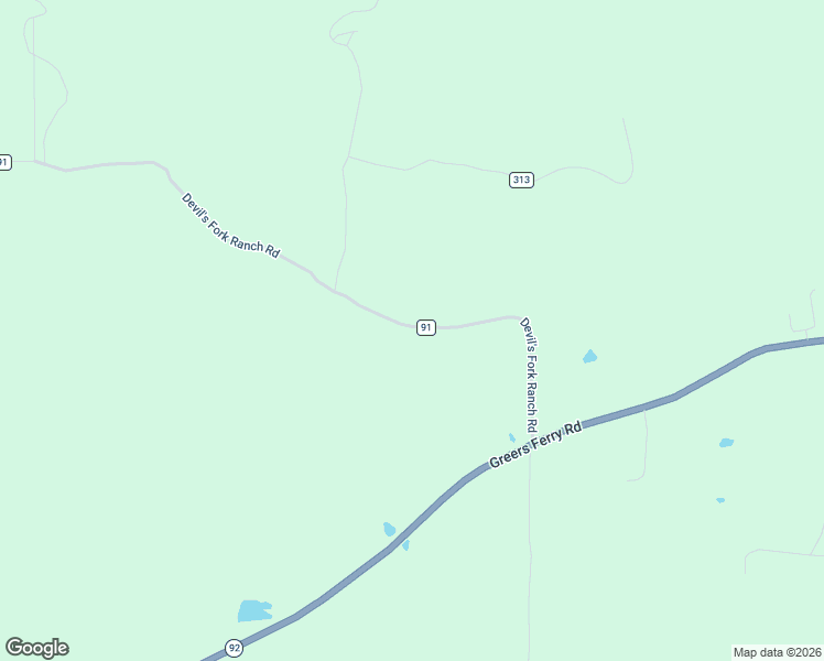 map of restaurants, bars, coffee shops, grocery stores, and more near 310 Devil's Fork Ranch Road in Drasco