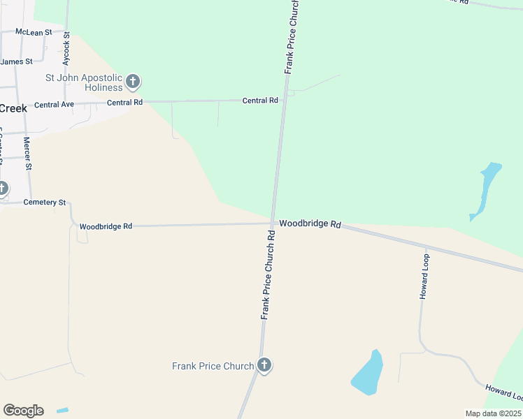 map of restaurants, bars, coffee shops, grocery stores, and more near 5623-5699 Woodbridge Road in Wilson