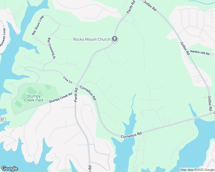 map of restaurants, bars, coffee shops, grocery stores, and more near 115 Waderich Lane in Mooresville