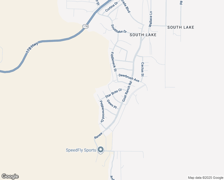 map of restaurants, bars, coffee shops, grocery stores, and more near 8313 Wildmint Drive in Lake Isabella