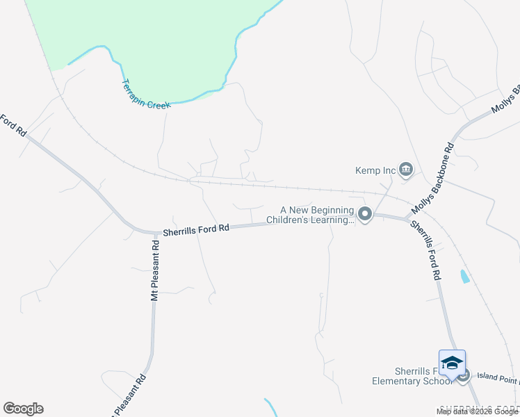 map of restaurants, bars, coffee shops, grocery stores, and more near 7584 Sherrills Ford Road in Sherrills Ford