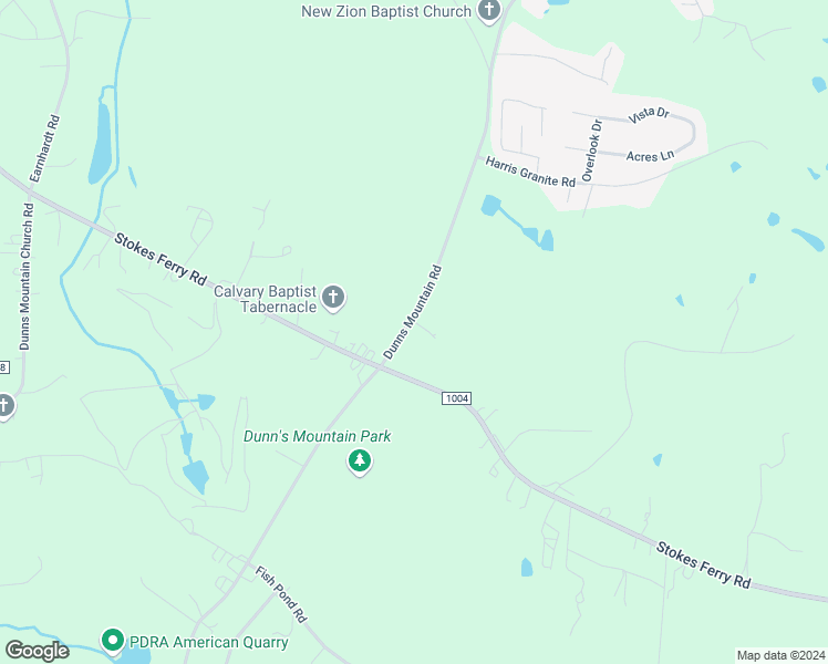 map of restaurants, bars, coffee shops, grocery stores, and more near 2060 Dunns Mountain Road in Salisbury