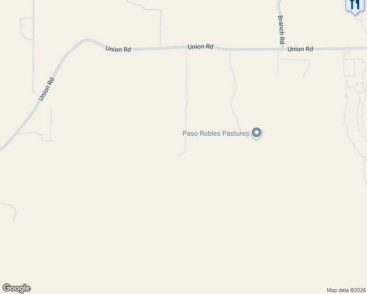 map of restaurants, bars, coffee shops, grocery stores, and more near 1975 Hidden Acre Road in Paso Robles