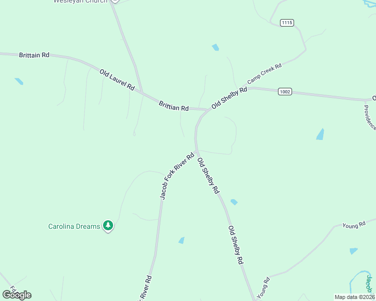 map of restaurants, bars, coffee shops, grocery stores, and more near 5423 Old Shelby Road in Hickory