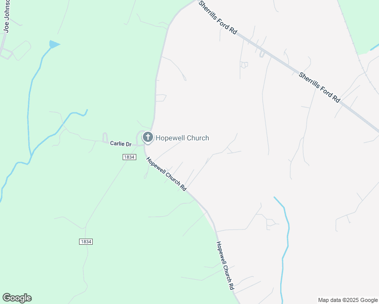map of restaurants, bars, coffee shops, grocery stores, and more near 2298 Hopewell Church Road in Catawba County