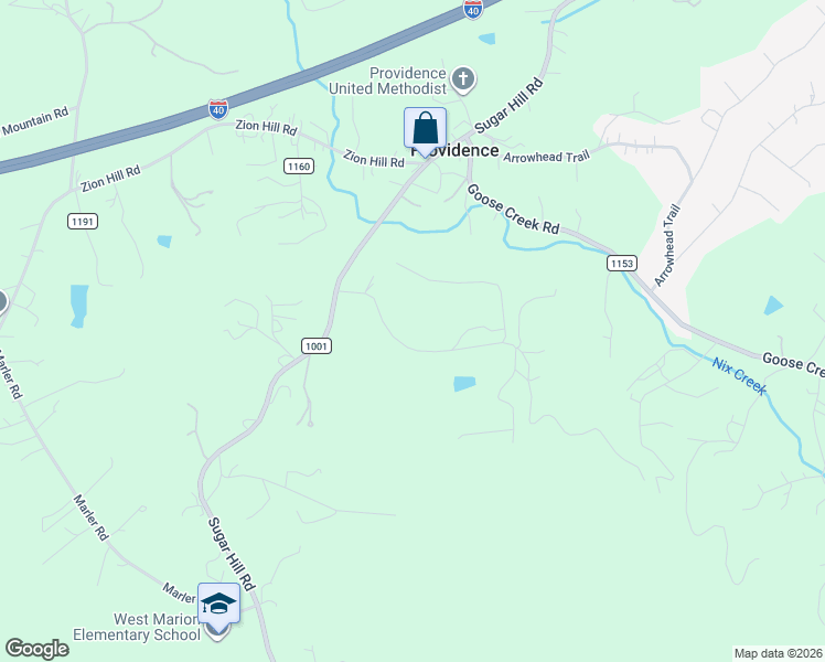 map of restaurants, bars, coffee shops, grocery stores, and more near 201 Wright Road in Marion