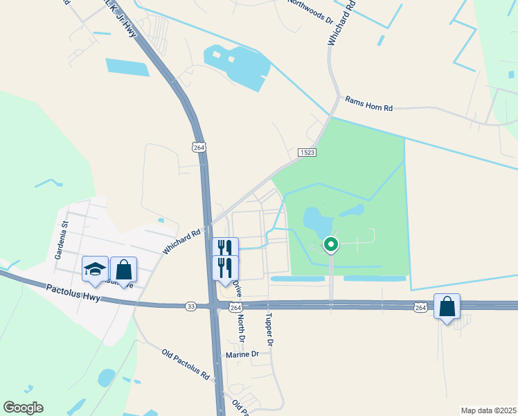 map of restaurants, bars, coffee shops, grocery stores, and more near 4020 Bostic Drive in Greenville