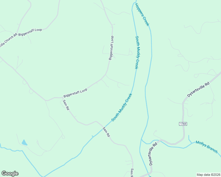 map of restaurants, bars, coffee shops, grocery stores, and more near 1120 Biggerstaff Loop in Nebo